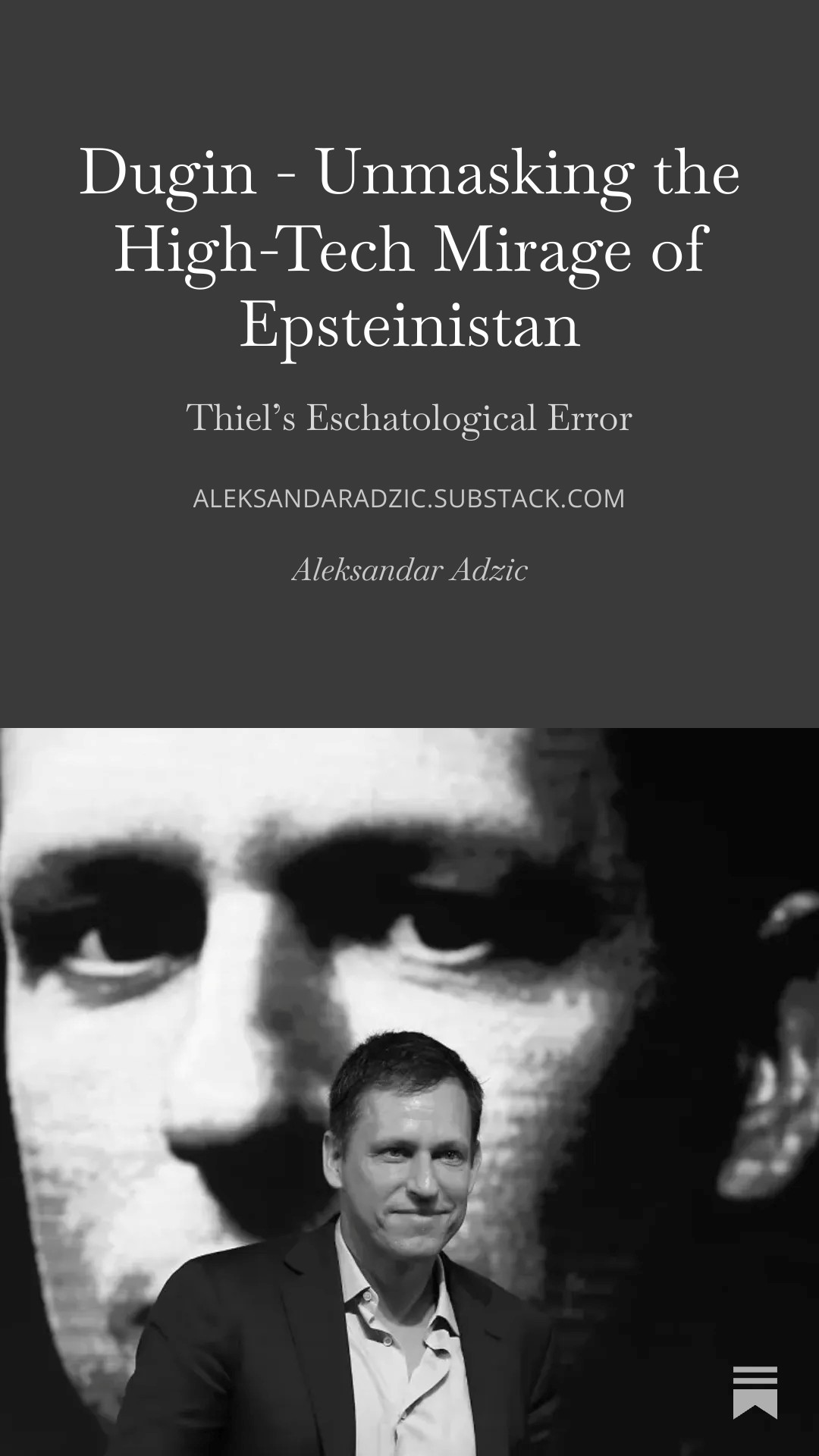 Dugin – Unmasking the High-Tech Mirage of Epsteinistan